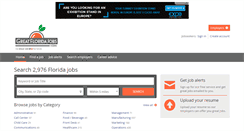 Desktop Screenshot of greatfloridajobs.com