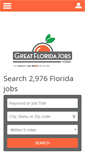 Mobile Screenshot of greatfloridajobs.com